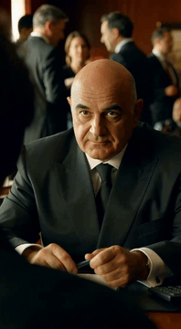 AI generated video: T2VA, 6-second cinematic live-action office comedy, original fictional…