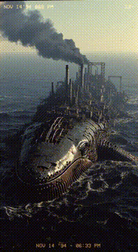 AI generated video: SMOKESTACK LEVIATHAN by @toshi.yamamoto
