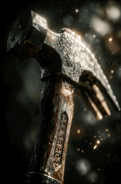 AI generated video: A wanted dead or alive poster of a hammer named Hammer with reward value of…