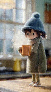 AI generated video: PROJECT: Steam Morning Tiny — no static frames.; GOAL&STAKES: warm up safely…