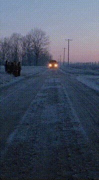 AI generated video: dawn 🚍