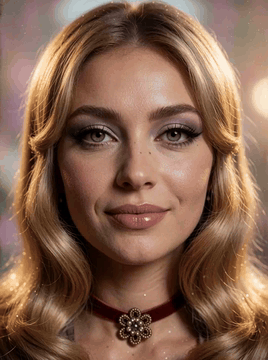 AI generated video: 10 second scene This gorgeous woman looks at us with a seductive yet innocent…