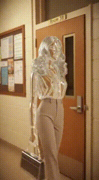 AI generated video: There was a Young Lady of Glass,