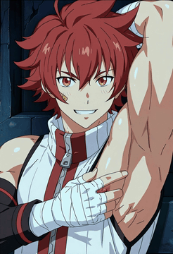 AI generated video: Anime male character, 1male, solo male focus, ‎speaking in Japanese, talking in…