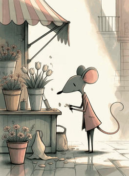 AI generated video: StrangeDaal. Melancholic hand-drawn animated short film, vertical 3:4. Style…
