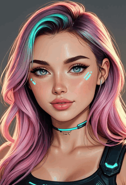 AI generated video: Cyberpunk aesthetic, , masterpiece, HDR, professional, studio quality, highres…