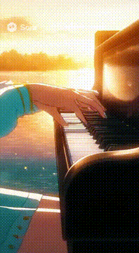 AI generated video: Piano