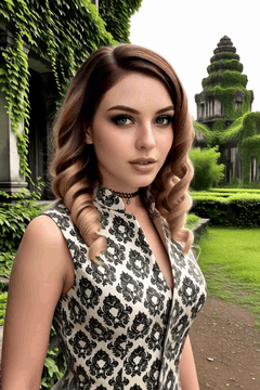 AI generated video: unreal engine render, portrait of attractive sexy Sarah woman, RAW photo…