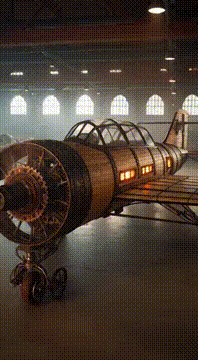 AI generated video: Modern fighter jets imagined as if engineered 200 years ago with…