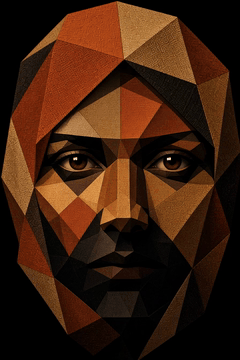 AI generated video: Extreme close-up, 85mm lens, f/8 aperture, symmetrical center-framed gaze…