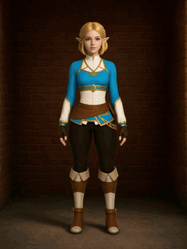AI generated video: Multiple angles of a zelda