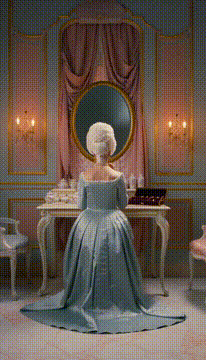 AI generated video: minimalism, but make it monarchy