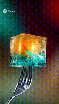 AI generated video: keep eating