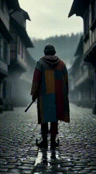 AI generated video: der Rattenfänger von Hameln
