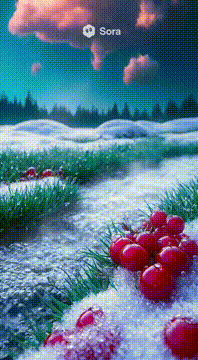 AI generated video: A dream, a sense of unreality, a feeling of uncertainty, and saturated…