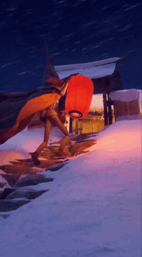 Видео, сгенерированное нейросетью: HCSM, handcrafted stop-motion cinematography, a lone traveler puppet climbs a…