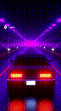 AI generated video: 🚘🕶️〰️