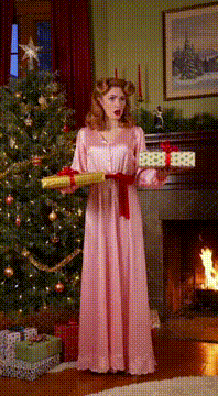 AI generated video: Noël rétro 1950
