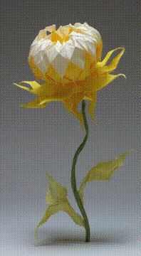 AI generated video: PROJECT: Origami Bloom Awakening — no static frames. GOAL&STAKES: capture the…