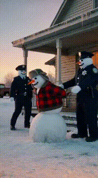 AI generated video: “Monster: Ed Gein the Snowman”