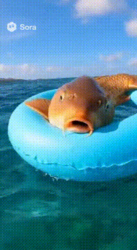 AI生成视频：🐟