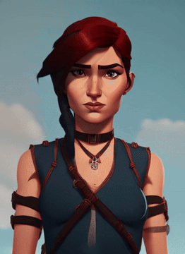 AI generated video: (arcane style:0.0) (archer style:0) (modern disney style:1.0) lara croft