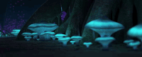 AI generated video: z00t0p1a, Arctic Fox. A low-angle macro shot of glowing flora, cutting to a…
