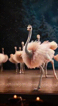 AI generated video: A cinematic, hyper-realistic ballet performance inspired by Tchaikovsky’s…