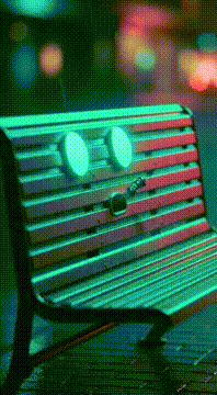 AI generated video: Color way glacier blue and peachy pink