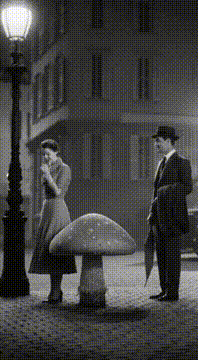 AI generated video: Mushroom trampoline