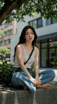 AI生成视频：subject_definitions: <Subject 1> is the young Taiwanese woman with long dark…