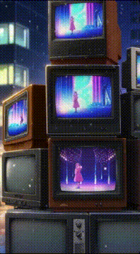 Видео, сгенерированное нейросетью: 90s anime style