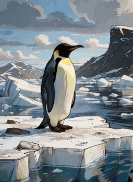 AI generated video: This video is shot in RSNature style animation with defined yet rough sketch…