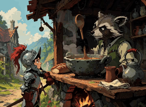 AI generated video: integrated_multimodal_description: [Shot 1] cozy 3d illustration animation, a…