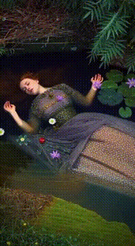 AI generated video: Ophelia