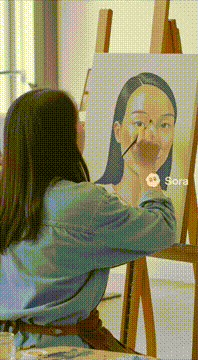 AI generated video: ugh don’t look at me