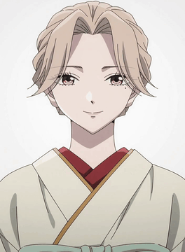 AI generated video: A young man with light blonde hair and pink eyes, wearing a cream-colored…