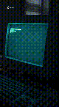 AI generated video: hello