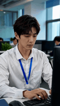 Видео, сгенерированное нейросетью: subject_definitions: <Subject 1> is qinhongtao, the fresh-faced graduate…