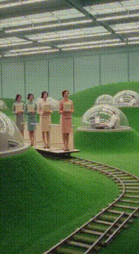 AI generated video: The new office transportation. (Failed) 😂