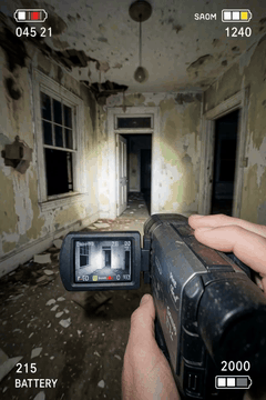 AI generated video: A strange haunted house
