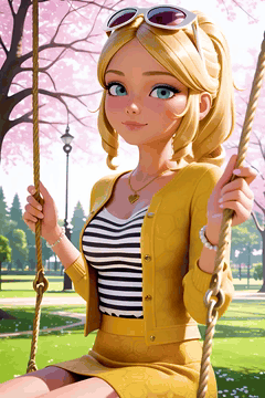 AI generated video: CHL03S6, (Miraculous Ladybug Style), masterpiece, best quality, 3d style, 3d…