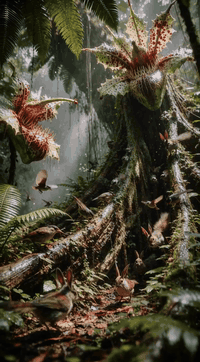 AI generated video: 10-second continuous natural-history documentary shot using Picture 1 as the…