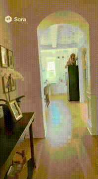 AI generated video: It was at this moment that he knew... @cameoed