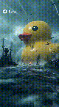 AI generated video: Take down the ducky!