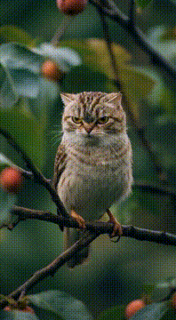 AI generated video: “If cats could evolve in forests…” 🐱🕊️💗