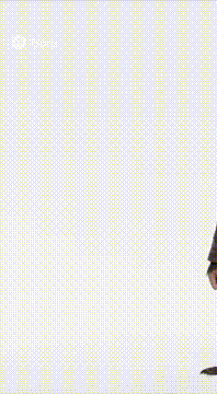 AI generated video: A 10-second stop-motion style animation. A blank white screen for the first…