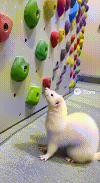 AI generated video: Make it a ferret