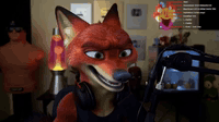 AI generated video: subject_definitions: Nick Wilde: A stylized 3D animated anthropomorphic red fox…