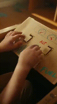AI generated video: I just needed a box to have an adventure